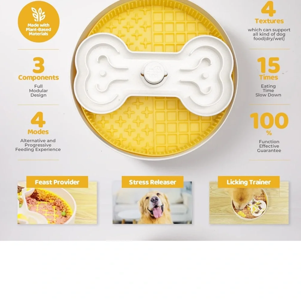 Dog Puzzle Lick Bowl
